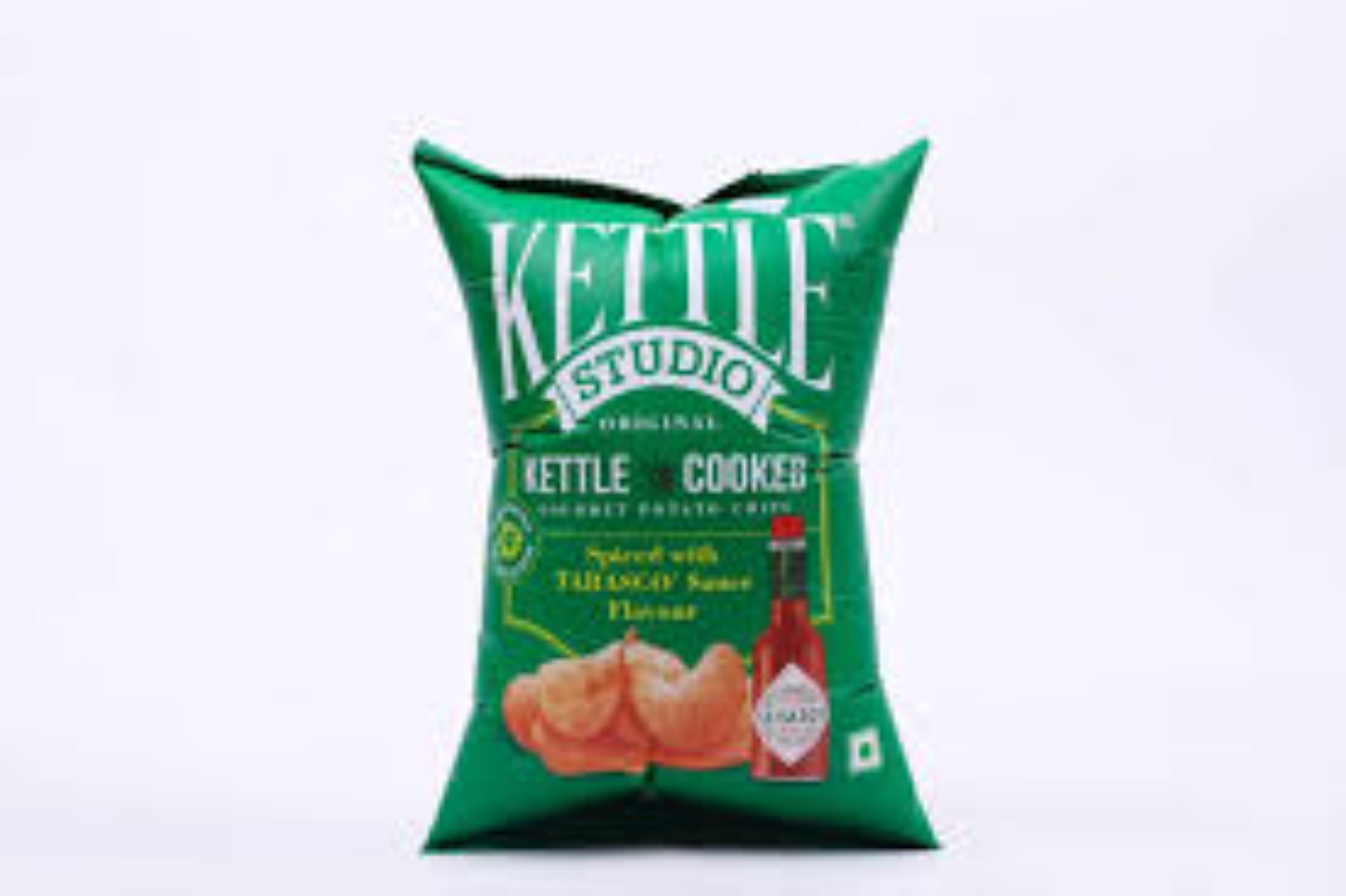 KETTLE COOKED CHIPS TABASCO SAUCE FLAV 125G